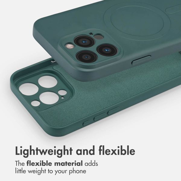 imoshion Colour Back Cover with MagSafe Apple iPhone 15 Pro Max - Dark Green