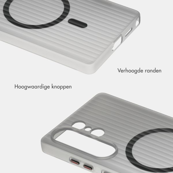 Accezz Lite Backcover met MagSafe | Fluted | Samsung Galaxy S26 Ultra - Grijs