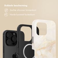 Selencia Vivid Backcover met MagSafe Apple iPhone 16 Pro - Golden Beige Marble