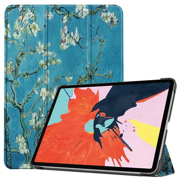 imoshion Design Trifold Bookcase iPad Air 11 inch (2024) M2 / Air 5 (2022) / Air 4 (2020) - Groene Plant