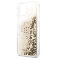 Guess 4G Logo Liquid Glitter Backcover iPhone 13 Mini - Gold