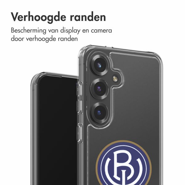 Clear Backcover Samsung Galaxy S25 - ASV Blauw-Wit