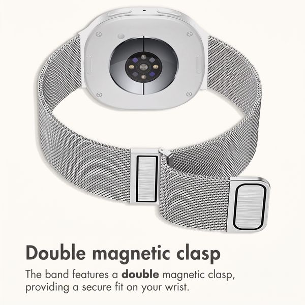 imoshion Milanese Magnetic Band Samsung Galaxy Watch Ultra 2 (2026) / Ultra (2024/2025) - Silver