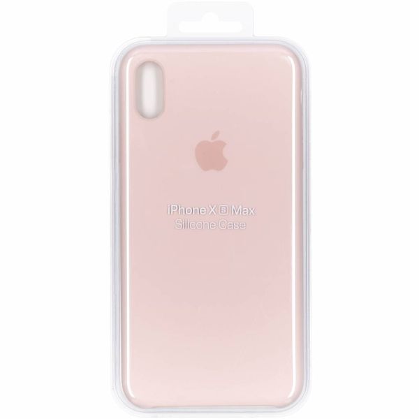 Apple Silicone Backcover iPhone Xs Max - Pink Sand