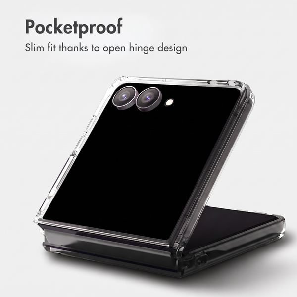 Accezz Xtreme Impact Back Cover with MagSafe Samsung Galaxy Z Flip 8 - Transparent