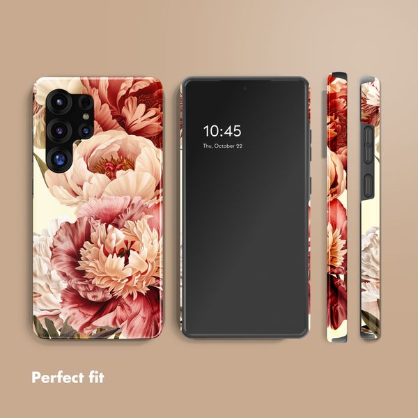 Selencia Vivid Back Cover with MagSafe Samsung Galaxy S26 - Vintage Peony