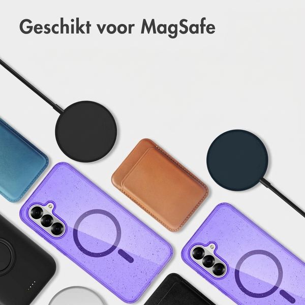 imoshion Sparkle Backcover met MagSafe Samsung Galaxy A36 - Glitter Paars