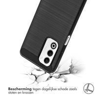 imoshion Brushed Backcover Oppo A5 5G (2025) - Zwart