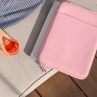 imoshion Laptophoes met opbergvak 15-16 inch - Laptopsleeve - Candy Pink