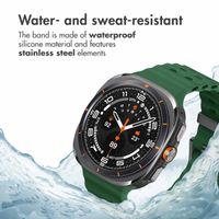 imoshion Ocean Silicone Band Samsung Galaxy Watch Ultra 2 (2026) / Ultra (2024/2025) - Dark Green