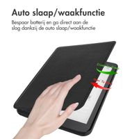 imoshion Slim Hard Case Sleepcover Kobo Aura One - Zwart