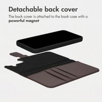 imoshion Detachable 2-in-1 Luxury Bookcase Samsung Galaxy S26 - Brown