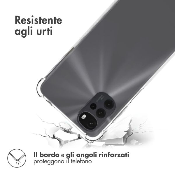 imoshion Shockproof Case Motorola Moto G22 - Transparant