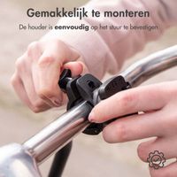 imoshion Telefoonhouder fiets - Universeel - Met hoes - Zwart