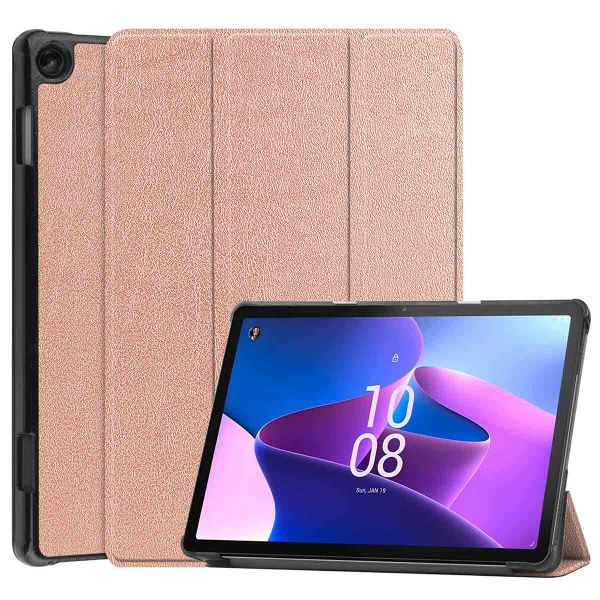 imoshion Trifold Bookcase Lenovo Tab M10 (3rd gen) - Rosé Goud