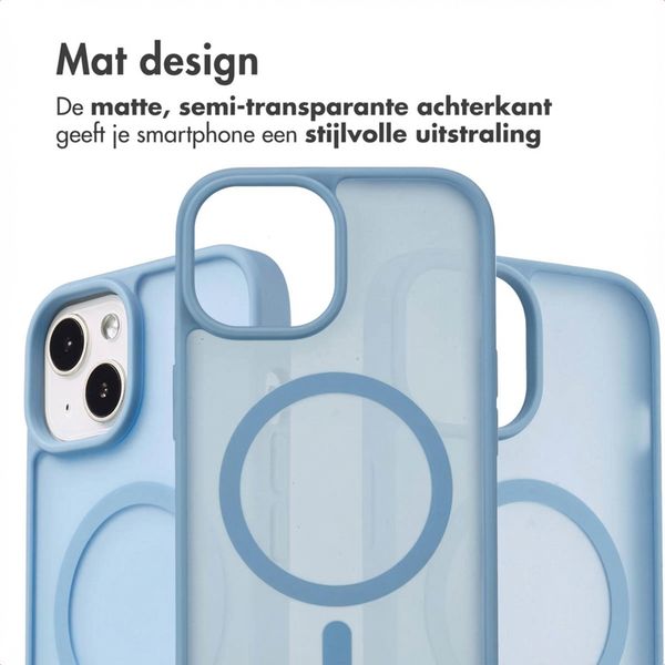 imoshion Color Guard Backcover met MagSafe Apple iPhone 14 / 13 - Lichtblauw