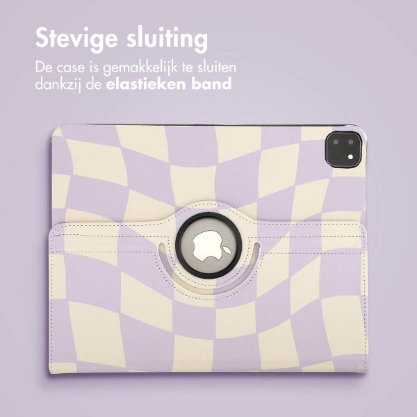 imoshion 360° Draaibare Design Bookcase Apple iPad Pro 13 (2025) M5 / (2024) M4 - Dancing Cubes