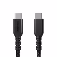 Fairphone LongLife USB-C naar USB-C/USB-A Oplaadkabel - 240W - 1 meter - Zwart