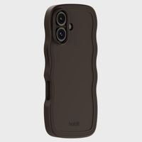 Holdit Wavy Case Apple iPhone 16 - Chocolate