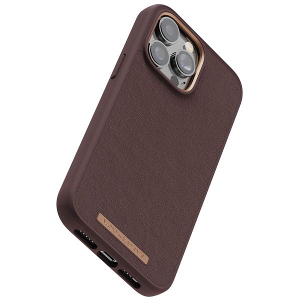 Njorð Collections Genuine Leather Case iPhone 14 Pro Max - Brown