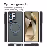 Accezz Ring Stand Backcover met MagSafe Samsung Galaxy S25 Ultra - Zwart