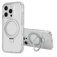 Accezz Ring Stand Backcover met MagSafe Apple iPhone 15 Pro - Transparant