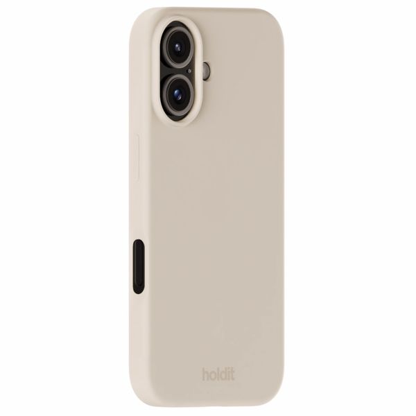 Holdit Silicone Case Apple iPhone 16 - Light Beige