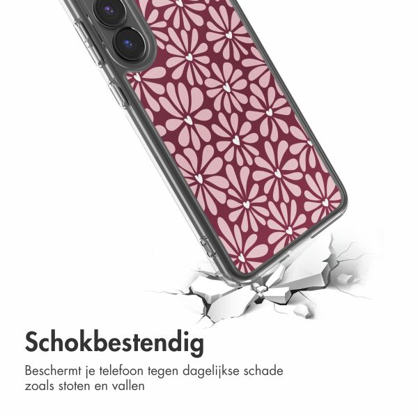 imoshion Design hoesje Samsung Galaxy S25 FE - Bloom Love Blush