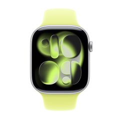 Apple Sport Band Apple Watch Series 1 - 9 / SE (38/40/41 mm) - Maat M/L - Neon Yellow