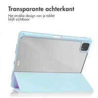 imoshion Trifold Hardcase Bookcase Apple iPad Pro 12.9 (2018/2020/2021/2022) - Lichtblauw