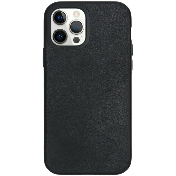 RhinoShield SolidSuit Backcover iPhone 12 (Pro) - Leather Black