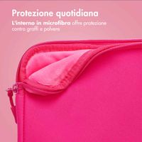 imoshion Laptop hoes 13 inch - Laptopsleeve met vak - Hot Pink