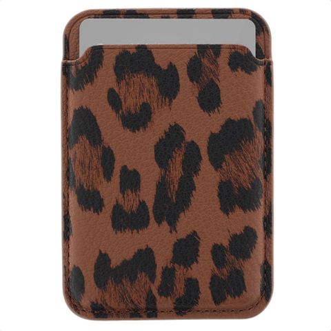 Selencia Sabi Pashouder met MagSafe - Mocha Brown