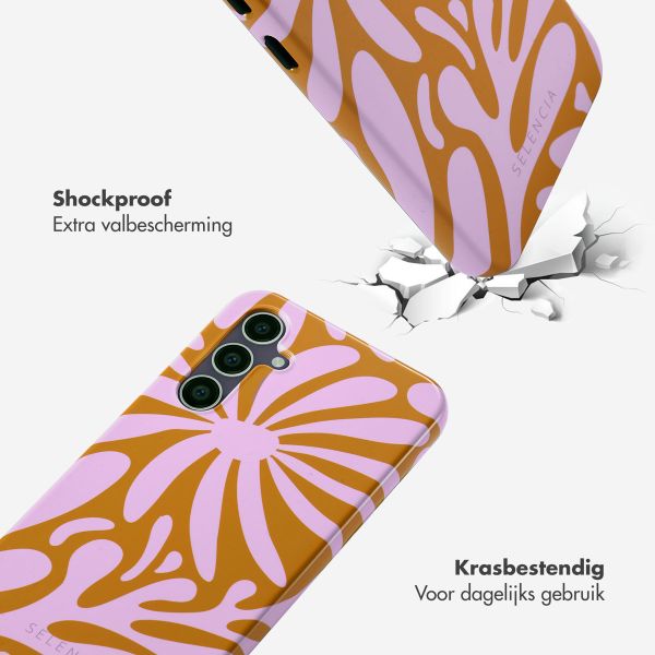 Selencia Vivid Tough Backcover Samsung Galaxy S23 FE - Modern Bloom Pink