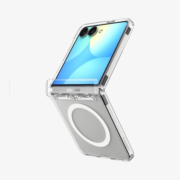 Spigen Ultra Hybrid Pro MagFit Back Cover Samsung Galaxy Z Flip 8 - Clear / White
