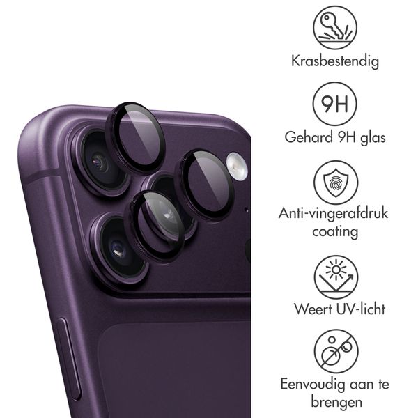 imoshion 2 Pack Camera lens protector voor de Apple iPhone 18 Pro / 18 Pro Max - Plum