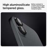 Spigen GLAStR EZ Fit Optik Pro Camera Protector 2 Pack Apple iPhone 16 / 16 Plus - Black