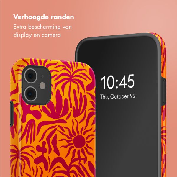 Selencia Vivid Tough Backcover iPhone 11 - Tropical Vibes Apricot