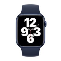 Apple Siliconen solobandje Apple Watch | 38/40/41/42 mm - Maat 9 - Deep Navy