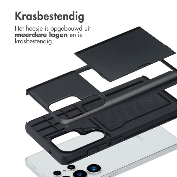 imoshion Backcover met pasjeshouder Samsung Galaxy S25 Ultra - Zwart