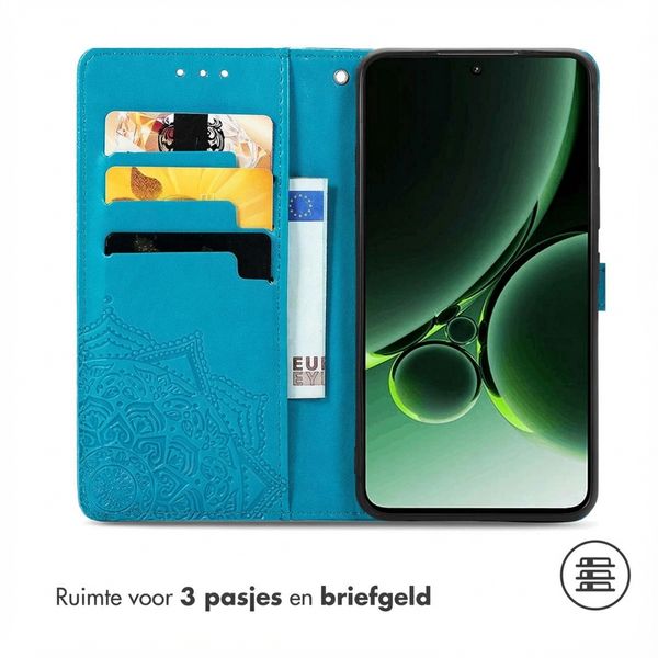 imoshion Mandala Bookcase OnePlus Nord 3 - Turquoise
