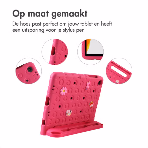imoshion Kidsproof tablethoes met afneembare dolls Samsung Galaxy Tab A11 Plus / A9 Plus - Roze