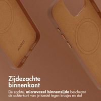 Accezz MagSafe Leather Backcover Apple iPhone 15 Pro Max - Sienna Brown