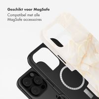 Selencia Vivid Backcover met MagSafe Apple iPhone 16 Pro - Golden Beige Marble