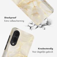 Selencia Vivid Backcover Samsung Galaxy S25 Edge - Golden Beige Marble