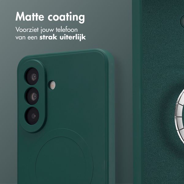 imoshion Color Backcover met MagSafe Samsung Galaxy A37 (5G) - Donkergroen