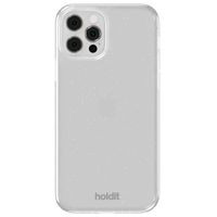 Holdit Glitter Case Apple iPhone 12 / 12 Pro  - White