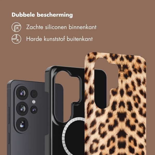 Selencia Vivid Backcover met MagSafe Samsung Galaxy S26 Ultra - Wild Leo