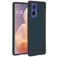 imoshion Brushed Backcover voor de Motorola Moto G85 - Donkerblauw