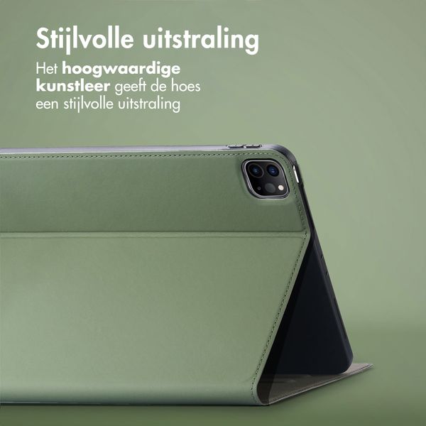 Accezz Classic Tablet Case Apple iPad Pro 12.9 (2022) / Pro 12.9 (2021) / Pro 12.9 (2020) - Groen